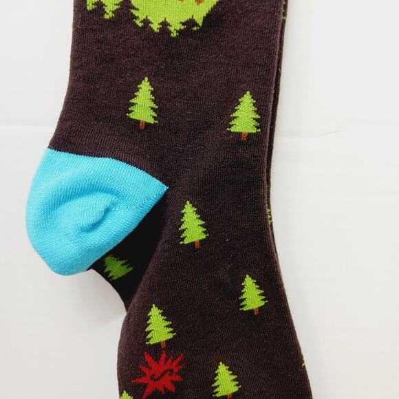 Sock It To Me Crew Men Women Deer Doe Hunting Forest Eight Point Antler NWT NEW - Picture 7 of 10